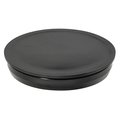 Visipak CLOSURE-FLX PLUG ROUND-1"-FLAT TOP-NO TAB-LDPE-BLACK, 500PK 261099